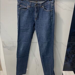 Carolina Herrera Dark Blue Ankle Jeans